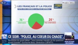 Les trois quarts des Français font confiance à la police nationale, selon un sondage Elabe pour BFMTV