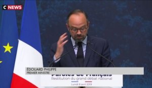 Synthèse du grand débat national : ce qu'il faut retenir de l'intervention d'Edouard Philippe