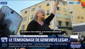"Soi-disant ils ont dit qu'ils chargeaient, moi je n'ai rien entendu", la militante de 73 ans blessée à Nice, revient sur les conditions de sa chute