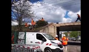Roussillon (Isère) : les travaux engagés pour rétablir la circulation des trains