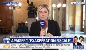Marine Le Pen: "Je n'ai jamais entendu un discours d'un Premier ministre où il n'y avait à ce point rien"