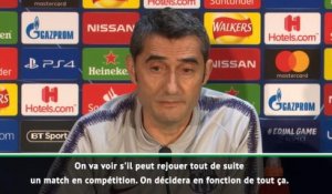 Quarts - Valverde : ''On ne prendra aucun risque avec Dembélé''