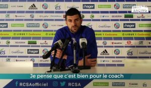 Stefan Mitrovic s'exprime sur le changement de tactique face à Reims.