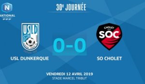 J30 : USL Dunkerque - SO Cholet (0-0), le résumé