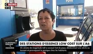 Reportage dans la première station service low cost sur l'A6 pour faire enfin son plein d'essence à un prix raisonnable