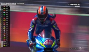 Alex Rins sur Suzuki remporte sa première victoire Moto GP devant Valentino Rossi