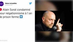 Alain Soral condamné pour négationnisme à un an de prison ferme avec mandat d’arrêt