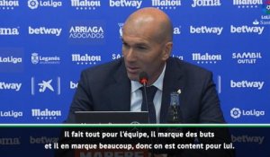 32e j. - Zidane : "Benzema marque beaucoup, nous sommes contents pour lui"