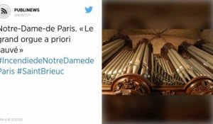 Notre-Dame de Paris. " Le grand orgue a priori sauvé "