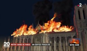 Incendie de Notre-Dame de Paris : il faut consolider la structure