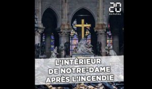 L'intérieur de Notre-Dame après l'incendie