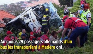 Portugal : au moins 29 touristes allemands tués dans un accident de bus à Madère