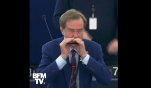 Un député européen joue l'Ode à la Joie à l'harmonica