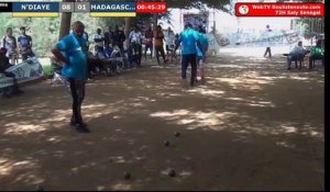 Les 72h de pétanque de Saly (Sénégal) : 8ème N'DIAYE vs MADAGASCAR
