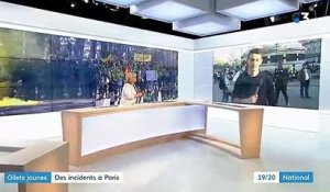 Gilets jaunes : des incidents à Paris
