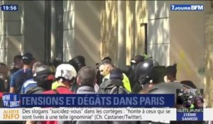 Gilets jaunes: tensions et dégâts dans Paris pour le 23e samedi de mobilisation