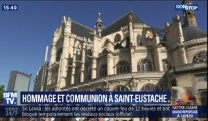 La messe de Pâques, prévue à Notre-Dame, a été délocalisée à l'église Saint-Eustache