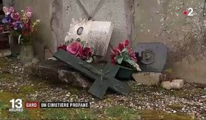 Gard : des tombes vandalisées