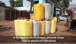A Bangui, une pénurie d'eau qui inquiète les habitants