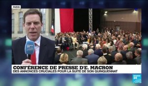 Conférence de presse d'E.Macron : des annonces cruciales pour la suite de son quinquennat