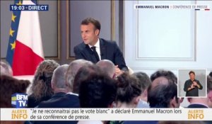 Emmanuel Macron: "Je pense que je peux mieux faire"