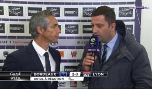 Bordeaux - Paulo Sousa : "L'équipe progresse beaucoup"