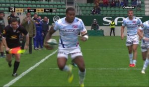 Pau / Racing 92 : L'essai de Vakatawa face à Pau