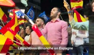 Espagne: législatives anticipées dimanche