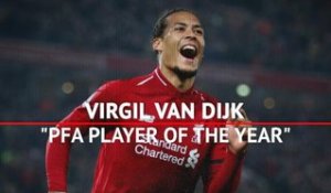 Premier League - Van Dijk élu joueur de l’année