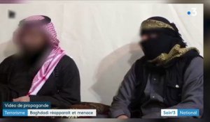 Le chef du groupe État islamique réapparaît et menace