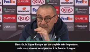 Demies - Sarri : "Un trophée important mais nous voulons la Ligue des Champions"