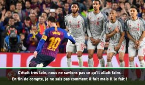 Demies - Valverde : "Messi est toujours surprenant"