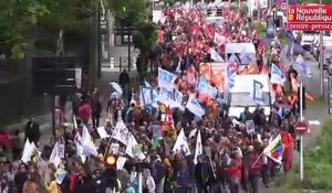 VIDEO. Poitiers : manifestation contre la réforme du service public.