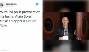 Poursuivi pour provocation à la haine, Alain Soral relaxé en appel