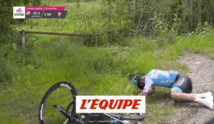 Boivin au sol - Cyclisme - Giro