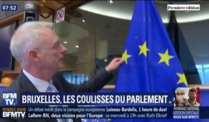 Huissiers, traducteurs, coiffeurs... En tout, 8000 personnes font vivre chaque jour le parlement européen de Bruxelles