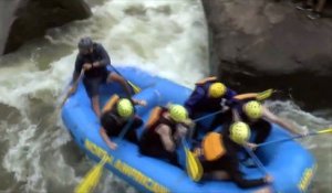 Faceplant en rafting