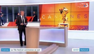 Cannes :  le 72e festival commence ce soir