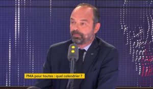 Projet de loi sur la "PMA pour toutes" : "J'assume complètement d'évoluer" assure Edouard Philippe