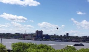 Un hélicoptère s'écrase dans la rivière Hudson (New York)