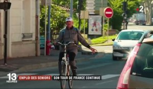 Il fait le tour de France à vélo pour défendre la place des seniors sur le marché du travail