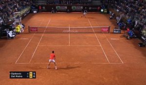 Rome - Au bout de la nuit, Djokovic éteint Del Potro dans un choc de titans