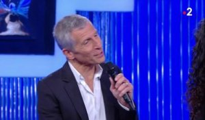 Nagui se moque de l'accent d'une candidate dans "N'oubliez pas les paroles" (France 2), vendredi 17 mai