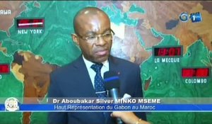 RTG/Visite des nouveaux ambassadeurs du Gabon chez le president Bongo Ondimba