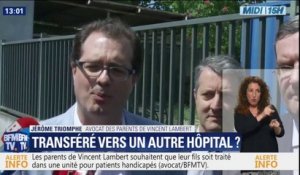 Le CHU de Reims "n'a plus aucune légitimité à garder Vincent" selon l'avocat des parents de Vincent Lambert