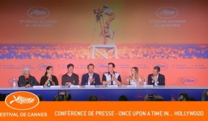 ONCE UPON A TIME - Conférence de presse - Cannes 2019 - VF