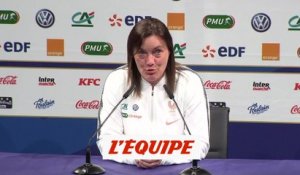 Diacre «On surfe sur cette vague de l'OL» - Foot - CM 2019 (F) - Bleues