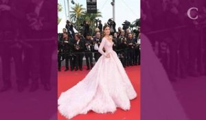 PHOTOS. Cannes 2019. Iris Mittenaere illumine le tapis rouge dans une robe rose digne d'une princesse