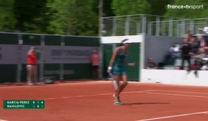 Roland-Garros 2019 : La superbe balle de match remportée par Garcia Perez face à Danilovic