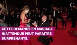 PHOTOS. Cannes 2019 : une demande en mariage a surpris tout le monde sur le tapis rouge... même la future mariée !